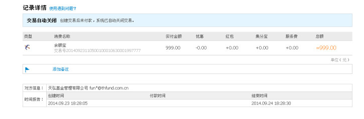 天弘基金管理有限公司 fun***@thfund.com.cn 骗子